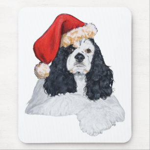 Tapis De Souris Noël American Cocker Spaniel