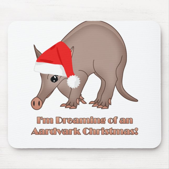 Tapis De Souris Noël d'Aardvark (Devant)