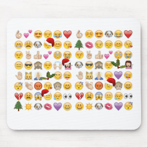 Tapis De Souris noël emojis