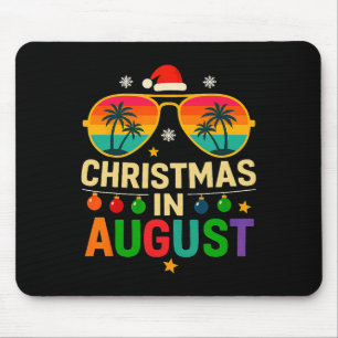 Tapis De Souris Noël En Août Vacances D'Été Noël