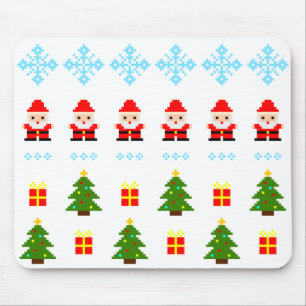 Tapis De Souris Noël en pixel art