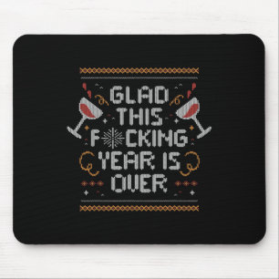 Tapis De Souris Noël Glad Cette Année Fcccale Est Terminée - Drôle