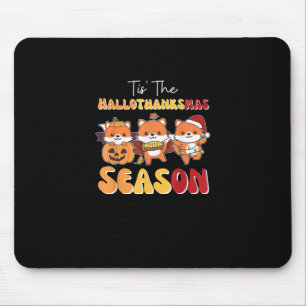 Tapis De Souris Noël Halloween C'Est La Saison Hallothanksmas
