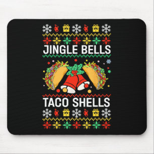 Tapis De Souris Noël Jingle Bells Taco Shells Drôle Famille Ug