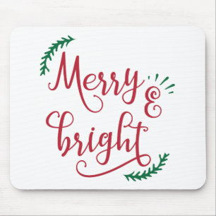 Tapis De Souris Noël joyeux et lumineux