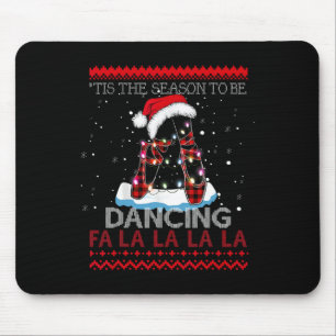 Tapis De Souris Noël Llet Dance Ugly Sweater Funny Noël