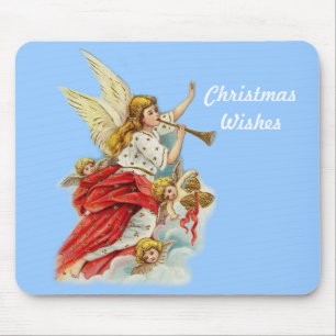 Tapis De Souris Noël voeux anges