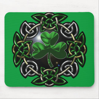 Tapis De Souris Noeud de Celtic du jour de St Patrick