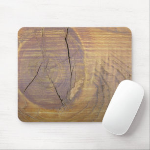 Tapis De Souris Noeud en bois de cèdre rustique Photographie