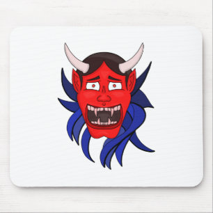 Tapis De Souris Noh Theater Hannya Japonais