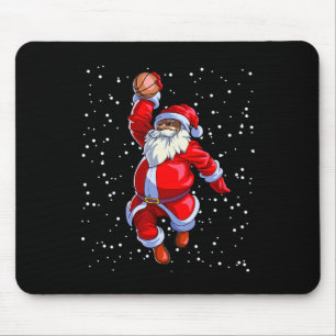 Tapis De Souris Noir-Africain Père Noël Bysketbyll Afro