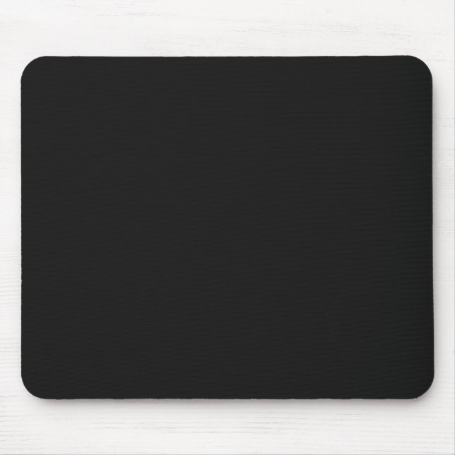 Tapis De Souris Noir classique personnalisable (Devant)