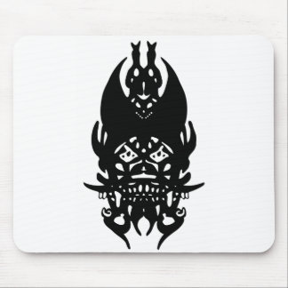 Tapis de souris noir de clown