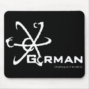 Tapis de souris noir d'industries de Gorman