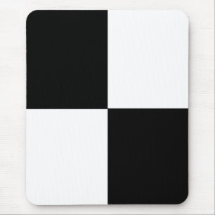 Tapis De Souris Noir et blanc 