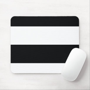 Tapis De Souris Noir et blanc Simple Extra Wide Strips