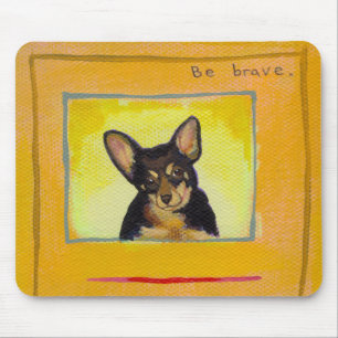Tapis De Souris Noircissez et bronzez la petite peinture de minpin