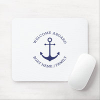 Nom de bateau personnalisé Bienvenue à bord de l'a
