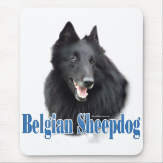 Tapis De Souris Nom du chien de berge belge