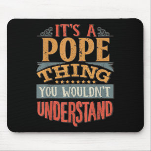 Tapis De Souris Nom du Pape _2