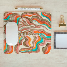 Nom du script Super rétro rose vif orange vif