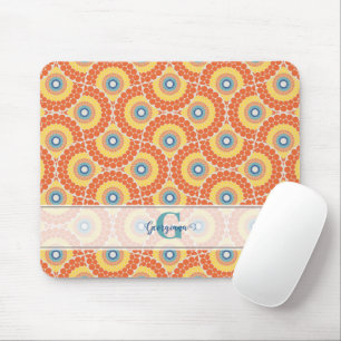 Tapis De Souris Nom personnalisé Art Déco Eégéen Radiant d'été Man