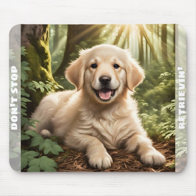 Tapis De Souris Nom personnalisé de l'outil Chien Chien Chien Chie (Devant)