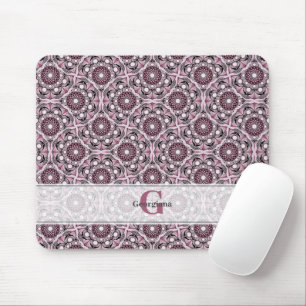 Tapis De Souris Nom Personnalisé Déco Rose Dusky Cherry Blossom Ma