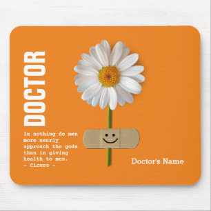 Tapis De Souris Nom personnalisé Docteur Appréciation Cadeau