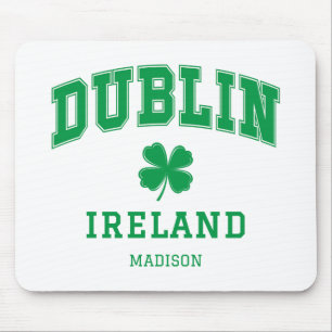 Tapis De Souris Nom personnalisé Dublin Irlande