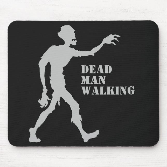 Tapis De Souris Nom personnalisé et couleur Zombie mousepad (Devant)
