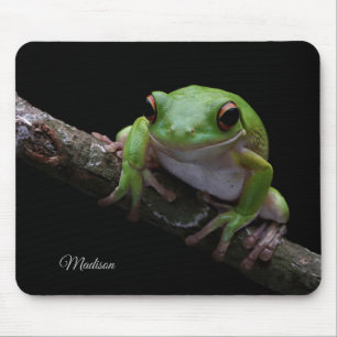 Tapis De Souris Nom personnalisé Frog Souris Pad