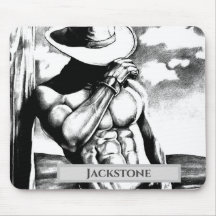 Nom personnalisé moderne Western Cowboy Art Cool