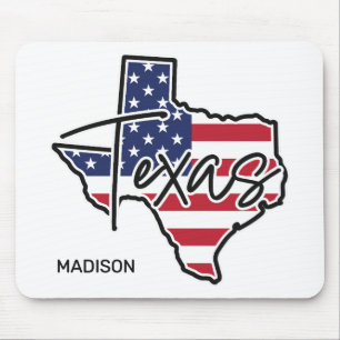 Tapis De Souris Nom personnalisé Texas