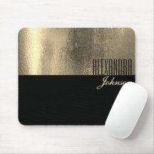 Nom simple jaune or et noir