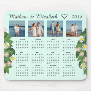 Tapis De Souris Noms et Photos de Couple   Calendrier Photo 2018