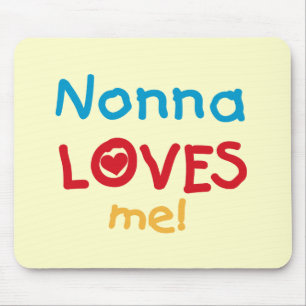Tapis De Souris Nonna m'aime T-shirts et cadeaux