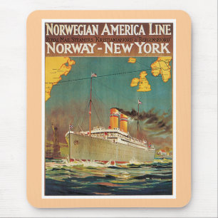 Tapis De Souris Norwegian American Line