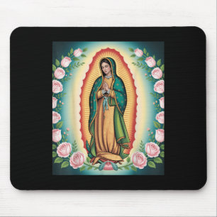 Tapis De Souris Notre Dame De Guadalupe Sant Marie Dos Imprimé Chr