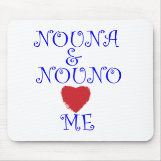 TAPIS DE SOURIS NOUNA ET NOUNO M'AIMENT