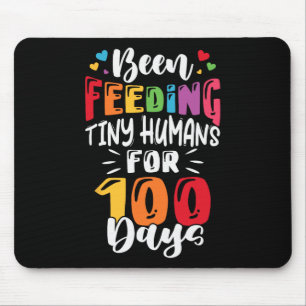 Tapis De Souris Nourrissons Des Humains Minuscules Pendant 100 Jou
