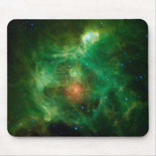 Tapis De Souris Nourriture stellaire en Mousepad vert