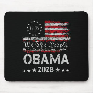 Tapis De Souris Nous Le Peuple Obama Président 2028 Vintage Us Dra