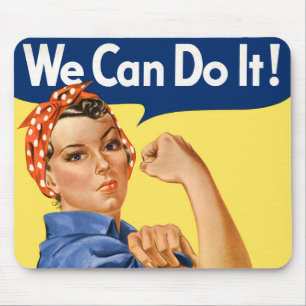 Tapis De Souris Nous Pouvons Le Faire ! Rosie la riveteuse