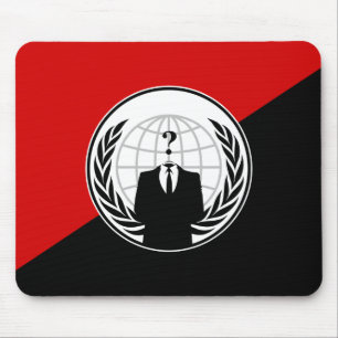 Tapis De Souris Nous sommes drapeau anonyme d'anarchiste