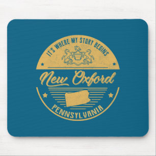 Tapis De Souris Nouveau Oxford Pennsylvanie C'est où mon histoire