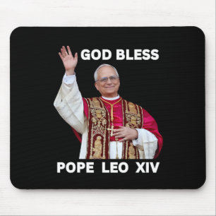 Tapis De Souris Nouveau Pape Leo Xiv Cadeaux catholiques Merch Sou