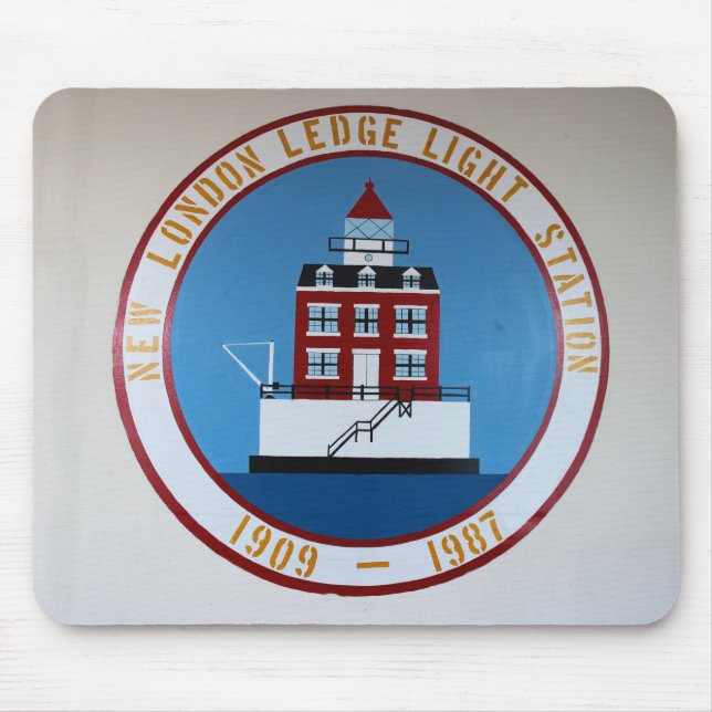 Tapis De Souris Nouveau phare London Ledge, Connecticut Mousepad (Devant)