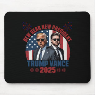 Tapis De Souris Nouvel An Le nouveau président Trump Vance Préside