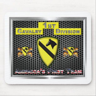Tapis De Souris Nouvelle division de cavalerie redessinée par Coo